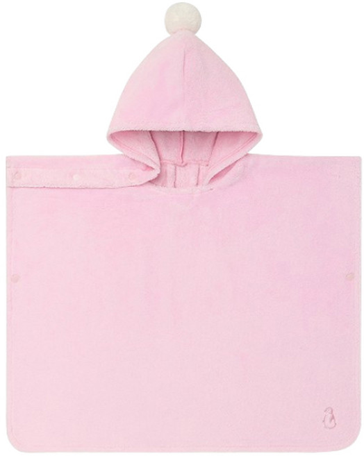 코니 유아용 이지바스 후드 타올 1~2Y, 핑크, 1개