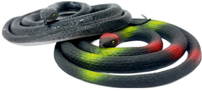 파티공구 모형뱀 블랙 + 패턴블랙 세트, 블랙, 패턴블랙, 1세트