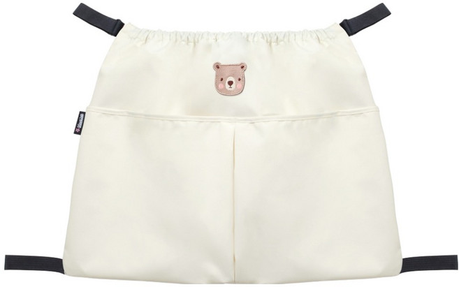 마니또 유모차 가방 다용도 주머니, 베어 크림, 1개