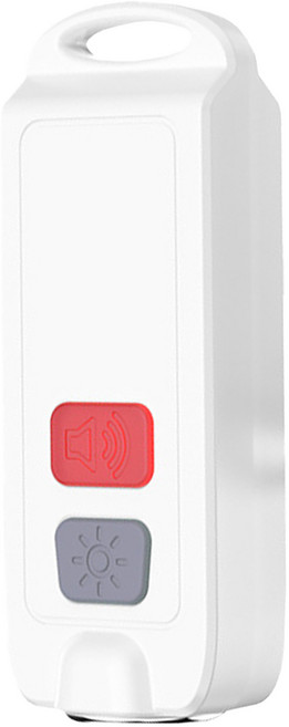 WIDE VIEW 130高分貝按鍵式防狼警報器 AF-2002 附LED照明 USB充電, 1個