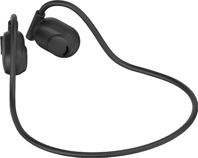 아이리버 백헤드 오픈형 블루투스 이어폰, IBE-NS20L, 블랙