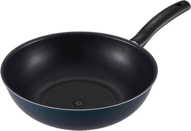 HAPPYCALL Easiest 鑽石不沾炒鍋 30cm 藍色 1個