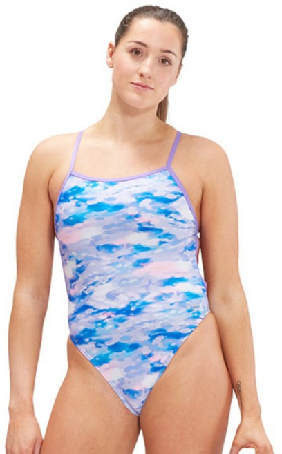 스피도 클리어워터던 브이백 원피스 수영복 8-1284315166