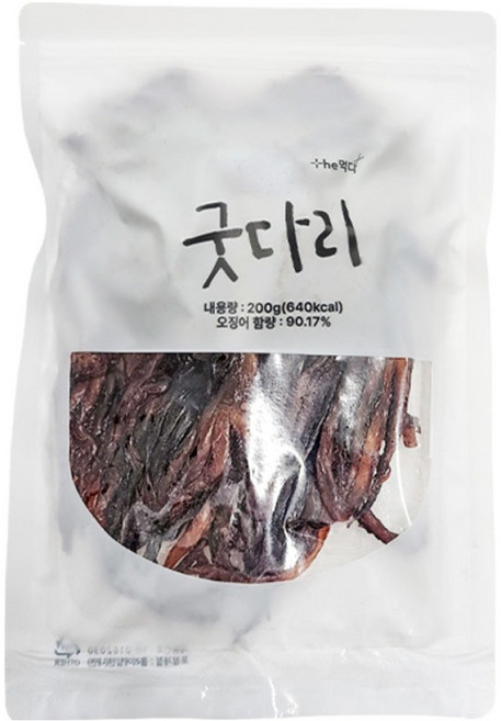 더먹다 굿다리 신선 조미오징어, 200g, 1개