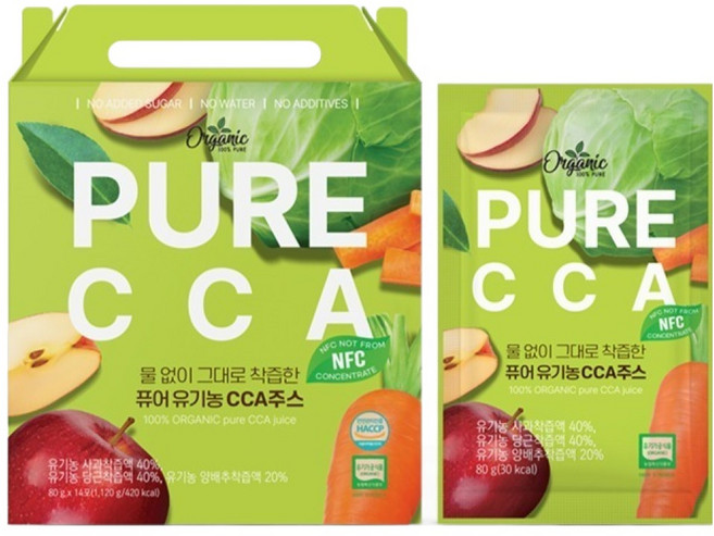 천호엔케어 퓨어 유기농 CCA 주스, 80g, 14개