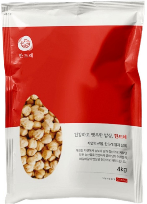 한드레 병아리콩, 1개, 4kg