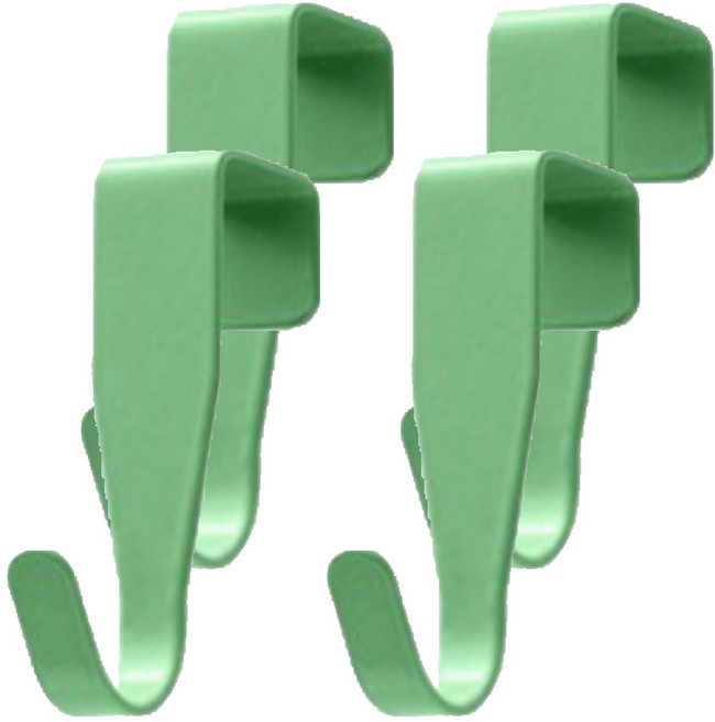 리빙홈디테일 다용도 싱크대 도어 걸이, 그린, 4개