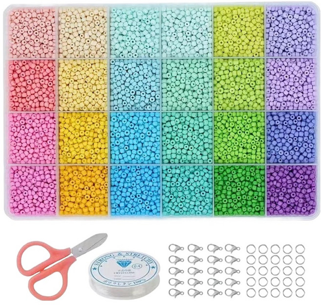 마켓링 가성비 비즈공예 2mm 세트, 타입2, 1세트