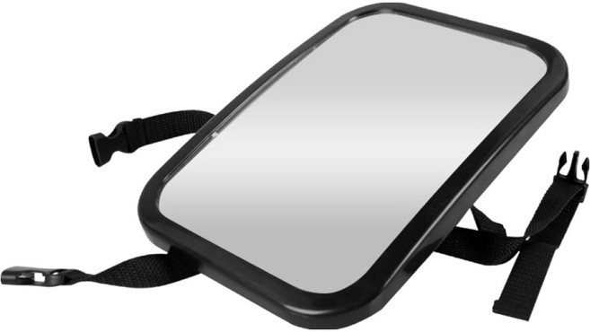 유아용 카시트 안전 와이드 백미러, 블랙, 1개