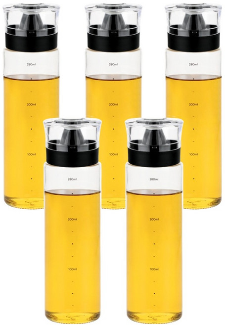 시노글라스 오일병 블랙, 300ml, 5개