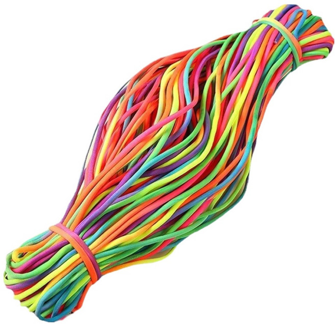 코히로 무지개 실뜨기 놀이 5mm x 20m 5W0306, 1개, 레인보우