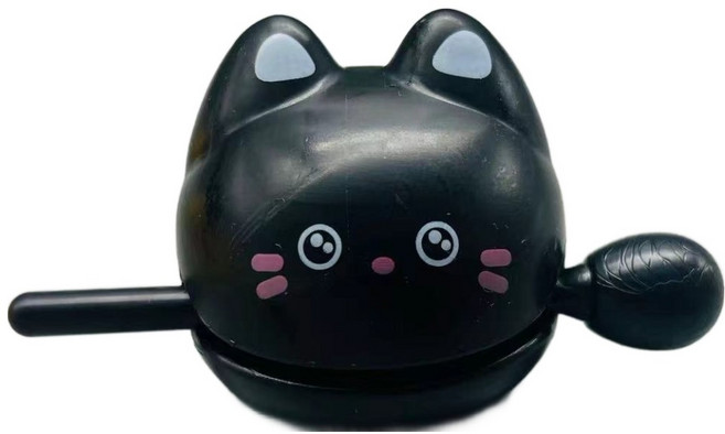 굄스 불교용품 마음이 치유되는 귀여운 나무목탁, 블랙, 1개