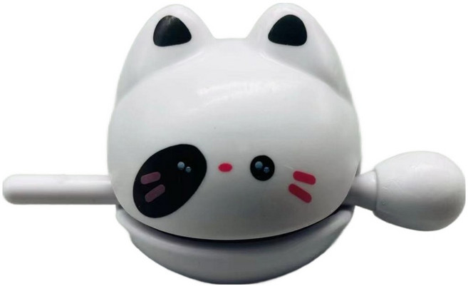 굄스 불교용품 마음이 치유되는 귀여운 나무목탁, 화이트, 1개