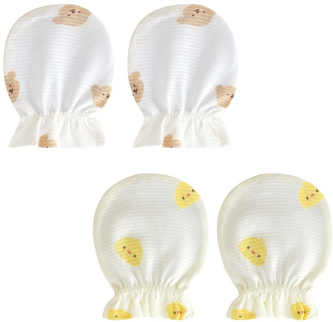 베이비앤아이 신생아용 소프트 여름 손싸개 2종 세트