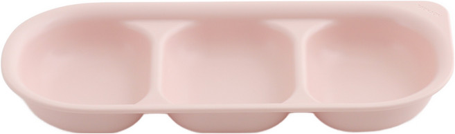 탁가온 유아용 네모 에코젠 나눔접시, 핑크, 1개