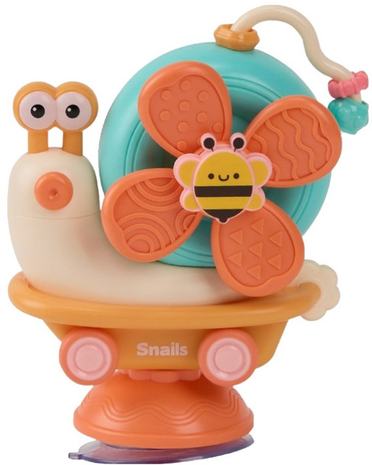 캐스비 튼튼 손감각발달토이, 오렌지달팽이, 1개