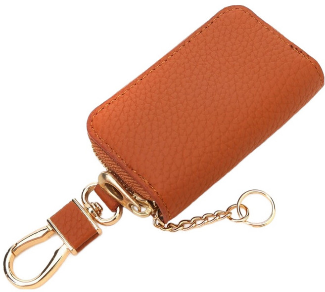 코히모 자동차 가죽 키홀더 차키 케이스, 브라운, 5W0308BR11