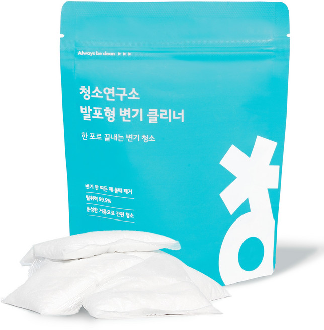 청소연구소 발포형 세정제 변기 클리너 5p, 200g, 1개