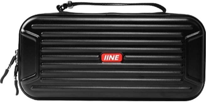 이이네 닌텐도 스위치2 에바 하드 캐링 파우치, 블랙, 1개, L1070