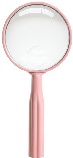 올라이크 비비드컬러 편리한 돋보기 핑크, 1개