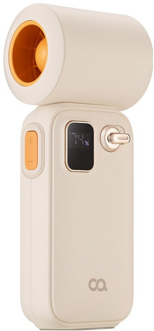 오아 컬러젯 미니 휴대용 손선풍기, 아이보리, OPFN-009IV