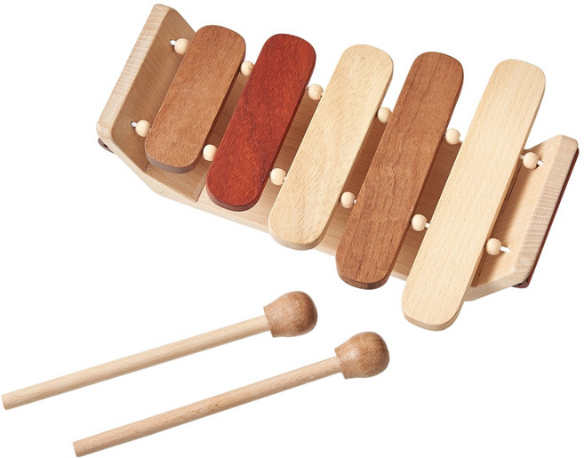 Todoribro 愛因寶 原木教具木琴, 1套, 自然原木