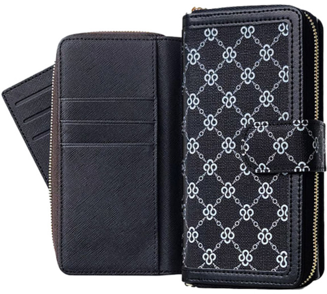 SMC 幸運草錢包式日記本手機殼