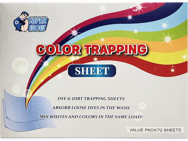 코끼리리빙 이염방지 세탁티슈 72p, 화이트, 1개