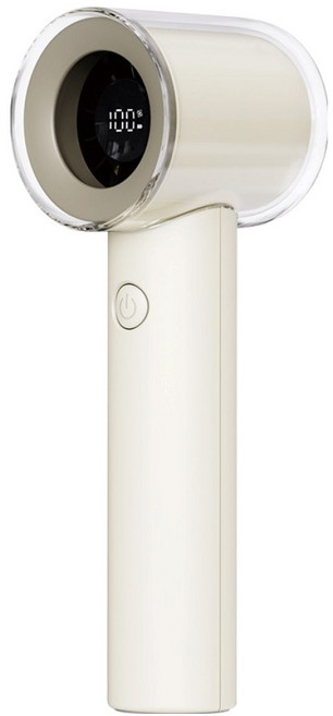 젤리타이거 메가파워 휴대용 무선 선풍기, JTF2000, 아이보리무드