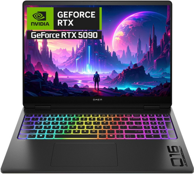HP 2025 오멘 맥스 16 코어Ultra9 지포스 RTX 5090, Shadow Black, 1TB, 64GB, WIN11 Pro, 16-ah0188TX