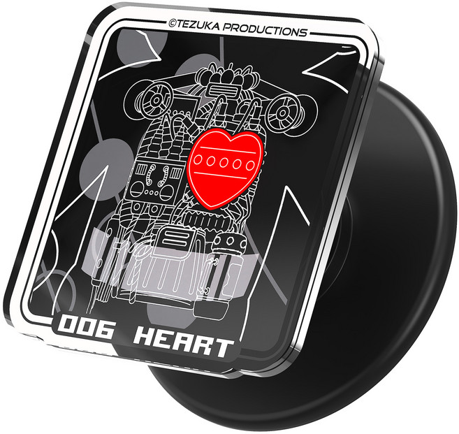 Astro Boy 原子小金剛 手冊設計 MagSafe 壓克力智慧手機支架, 愛心, 1個