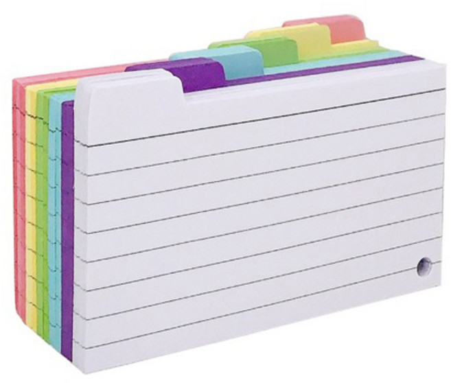 구디파이 휴대용 링형 단어암기 오답노트 네모형, 혼합색상, 1개