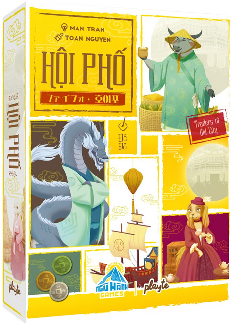 playte Hoi Pó 數字卡牌遊戲, 1個, 混合顏色