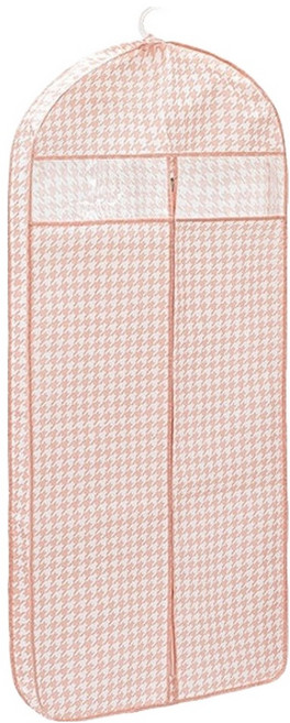 마샤투 통기성 포켓 지퍼형 옷커버 핑크 입체형, 1개, 1개입