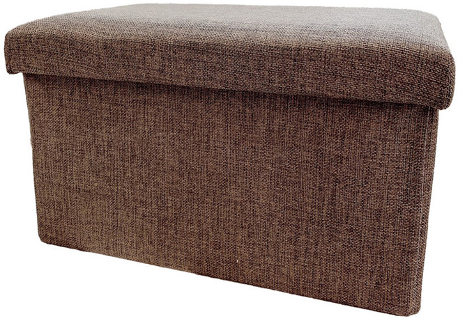 BangJiaShi 幫家適 長方形收納椅 40 x 25 x 25cm, 1個, 咖啡色