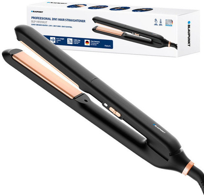 블라우풍트 초경량 세라믹 코팅 고데기, 피치퍼즈 블랙, BLP-HI101