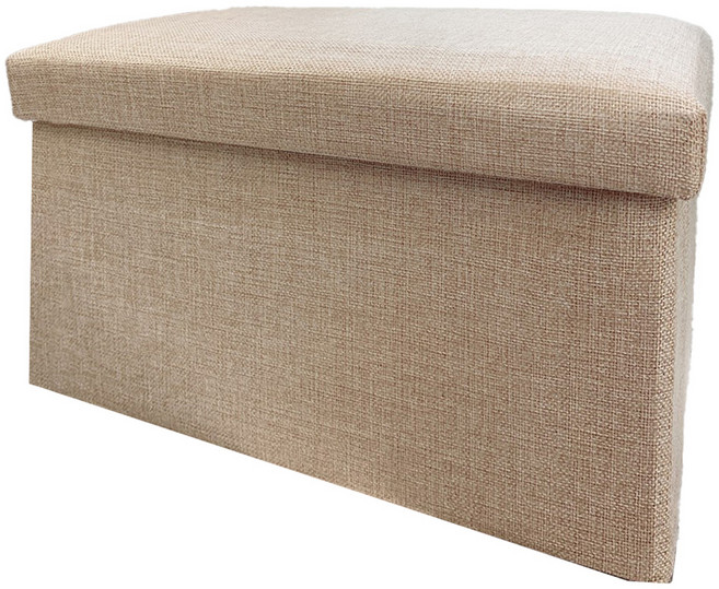 BangJiaShi 幫家適 長方形收納椅 40 x 25 x 25cm, 1個, 米色