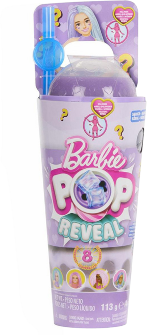 Barbie 芭比 珍珠奶茶系列 驚喜造型娃娃組合, 1組, 顏色隨機