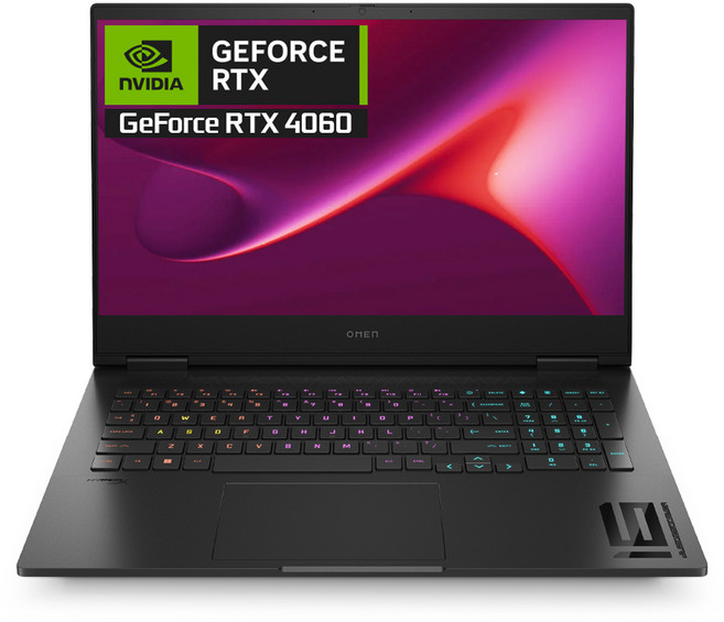 HP 2024 오멘 16 코어i5 인텔 14세대 지포스 RTX 4060, Shadow Black, 512GB, 32GB, WIN11 Home, 16-wf1183tx