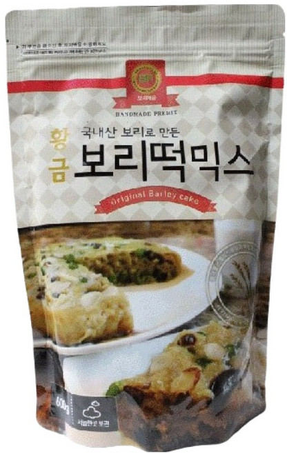 이홈베이킹 보리떡믹스, 600g, 1개