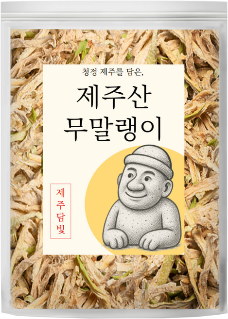 제주담빛 제주산 무말랭이, 1개, 200g
