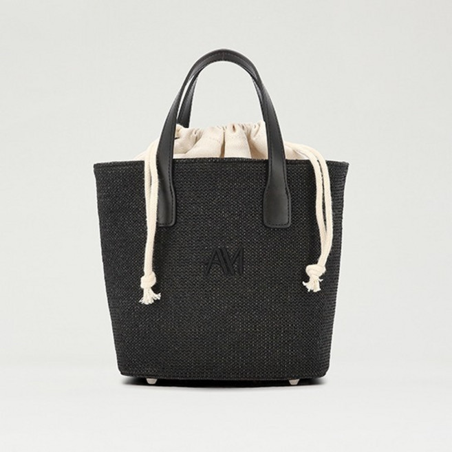 ALICE MARTHA Tabi 藤編托特 & 斜揹包, 黑色