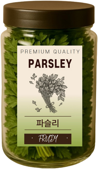 푸르디 건조 파슬리잎, 100g, 1개