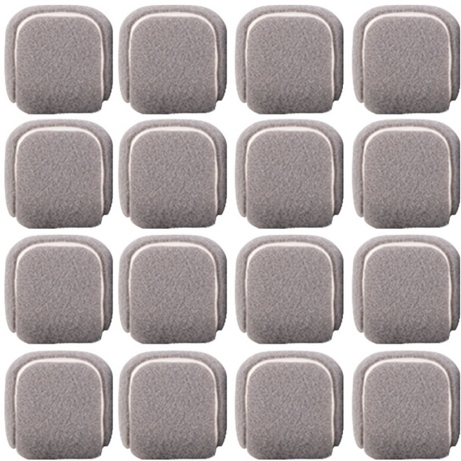 모노플랫 테니스공 체어슈즈 사각 그레이, 16개