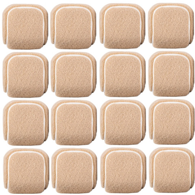 모노플랫 테니스공 체어슈즈 사각 베이지, 16개