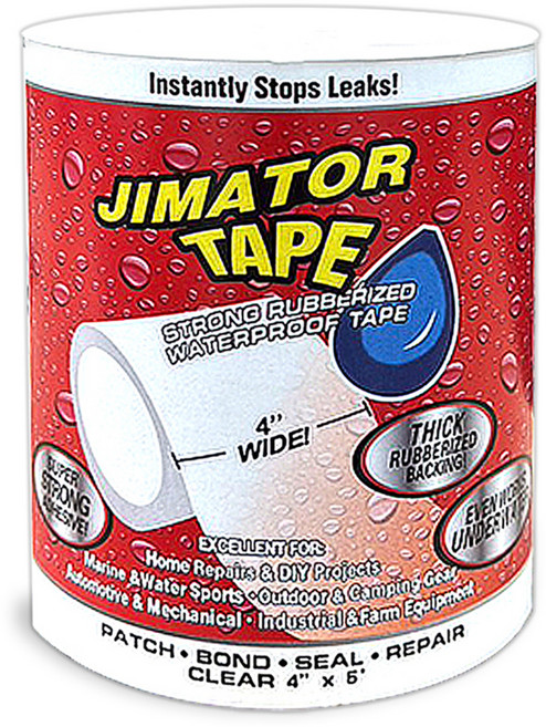 JIMATOR TAPE 強力補漏膠帶/防漏膠帶/強力防水膠帶 1.5m x 10cm 透明色, 1捲