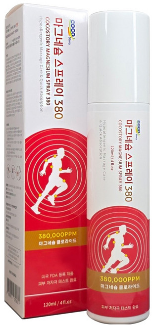 COCOSTORY 380 온열효과 마그네슘 스프레이, 1개입, 1개, 120ml