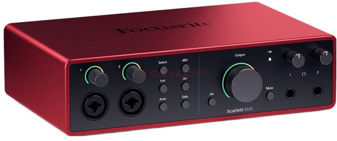 포커스라이트 오디오 인터페이스, Scarlett 16i16 4세대, 레드