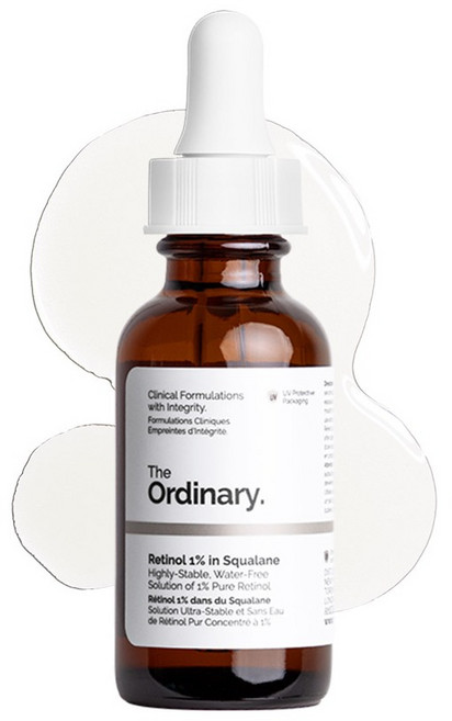 角鯊烯中 1% 的 Theodinary 視黃醇, 1個, 30毫升