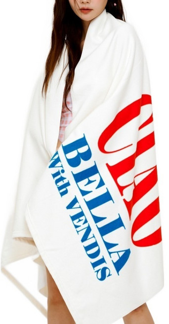 벤디스 차오벨라 스포츠 비치타올 W401, 크림, 1개